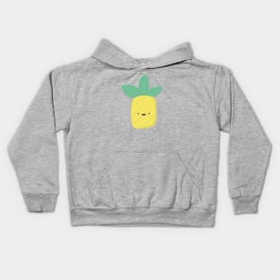 Cute happy pineapple Kids Hoodie